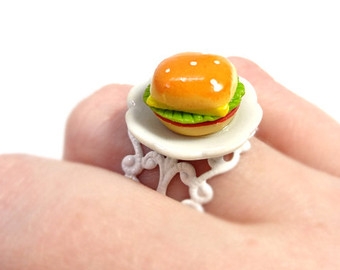 кольцо гамбургер
