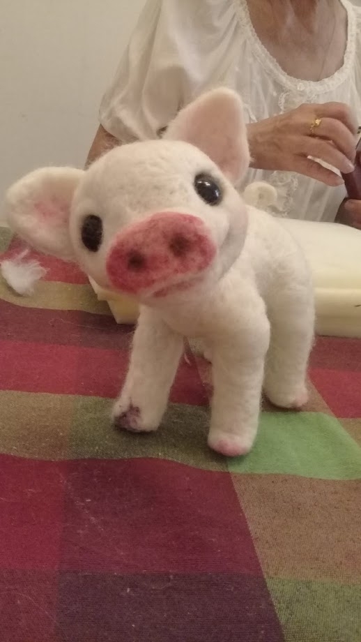 валяная свинка