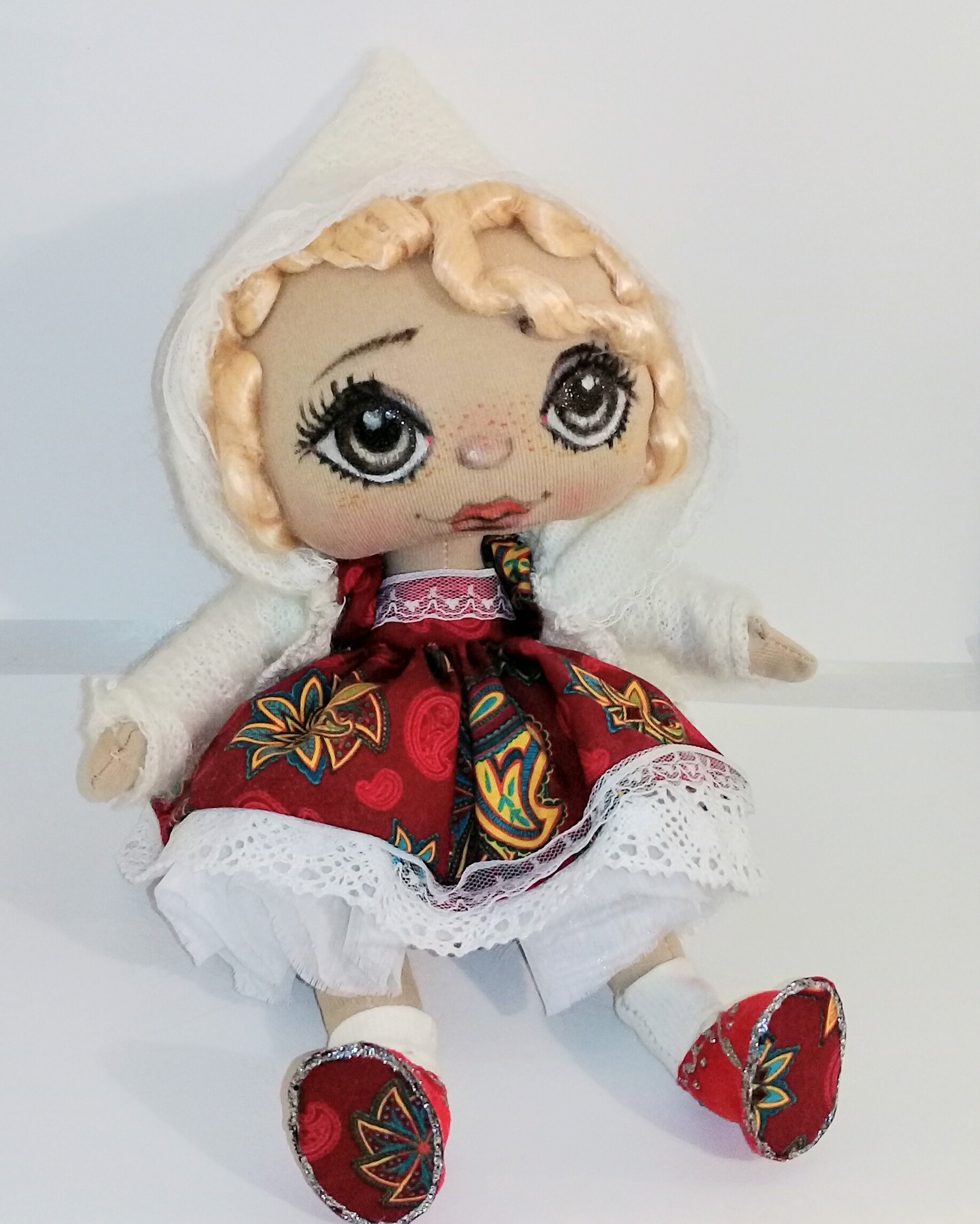авторская текстильная кукла