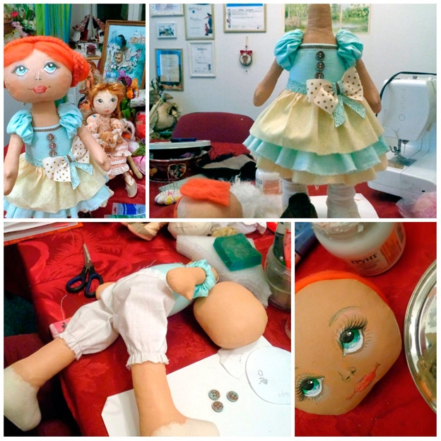 заготовка для текстильной куклы