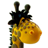 жираф из полимерной глины